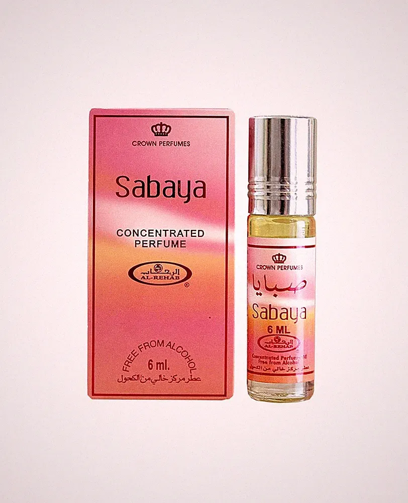 Al Rehab Sabaya Perfume Oil Roll On, 0.2 Fl Oz (6 ml)