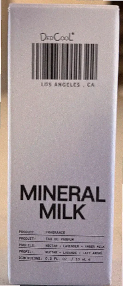 DedCool Mineral Milk Eau De Parfum Unisex Perfume Travel Spray 0.3oz/10mL NIB