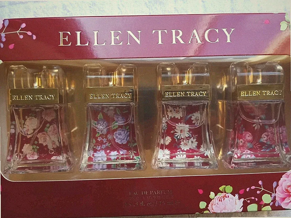 Ellen Tracy Eau De Parfum Perfume 4 Pc Gift Set .5 fl oz Women Fragrances NEW