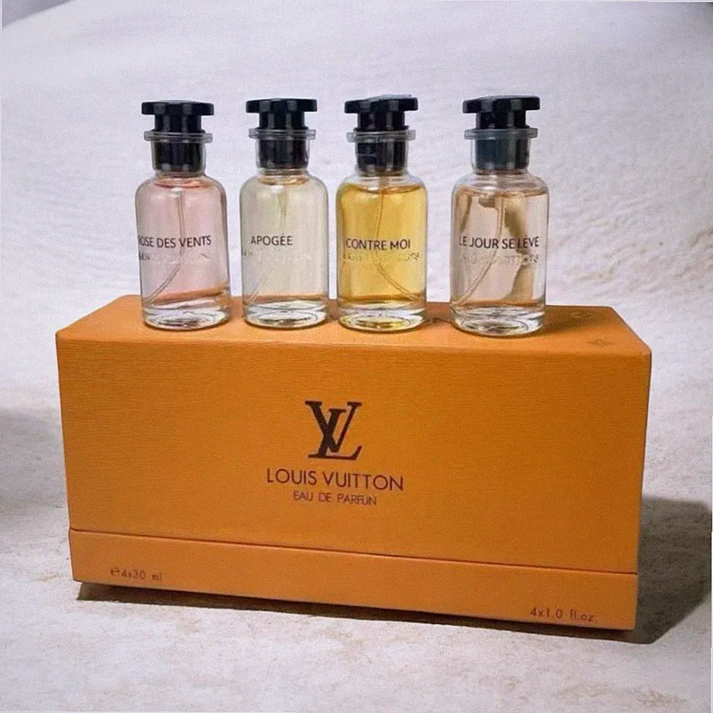 Louis Vuitton Eau de Parfum Spray Travel Set 4 x 1.0 fl oz Apogée Rose des Vents