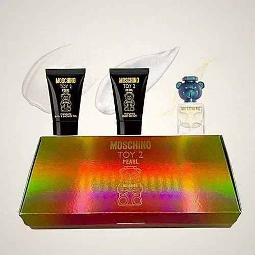 Moschino Toy 2 in Pearl Perfume for Women Gift Set Mini Splash Trio 0.17 Fl Oz