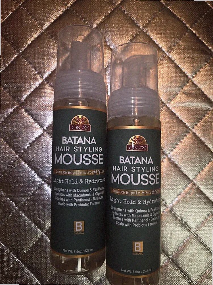 OKAY Batana Hair Mousse - 7.5 fl oz Lot Of 2